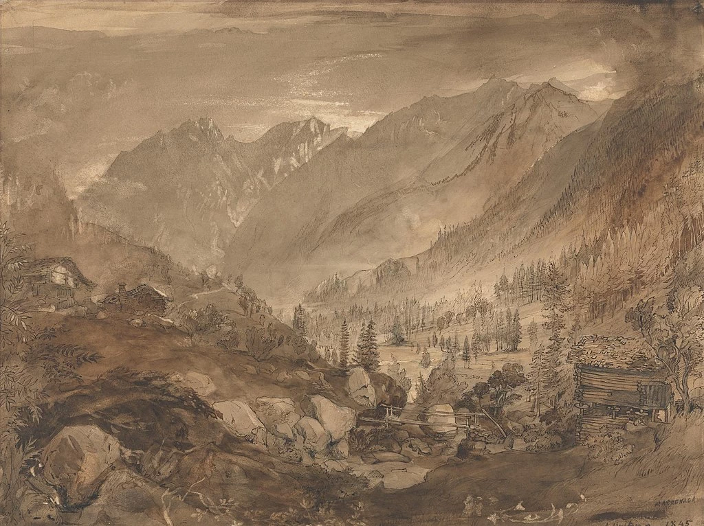 Paesaggio di montagna, Macugnaga - Yale Center for British Art